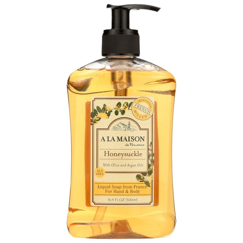 A La Maison de Provence HONEYSUCKLE Liquid Soap from France Hand & Body 16.9